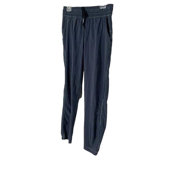Lululemon High Rise Grey Cropped Drawstring Pockets Jogger Women’s Size 4 -Small - Picture 5 of 10